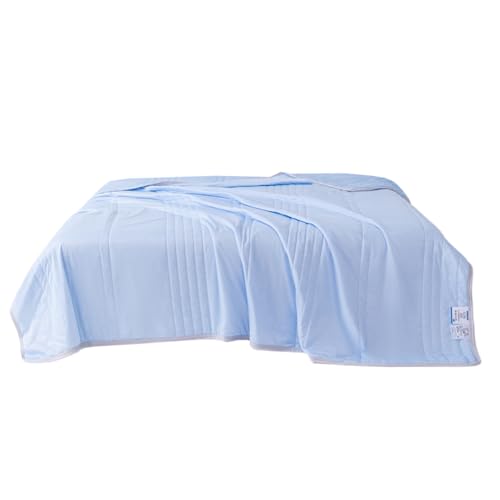 Manta refrescante – doble cara – manta fría para verano, ligera y transpirable, para mujer, niño, dormitorio, sofá de viaje, camping