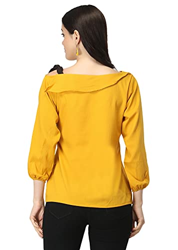 Image of DHRUVI TRENDZ Women's Regular Fit Tops | T Shirt for Women | Tops for Jeans for Women | Tops for Women | Western Tops for Women Stylish | T-Shirt for Women