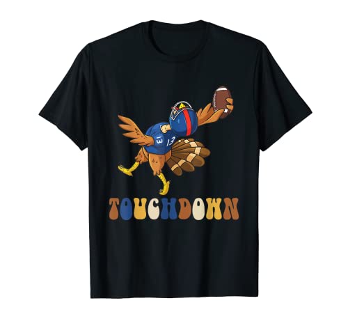 Vintage Turchia Calcio Turchia E Touchdown Turchia Giorno Maglietta