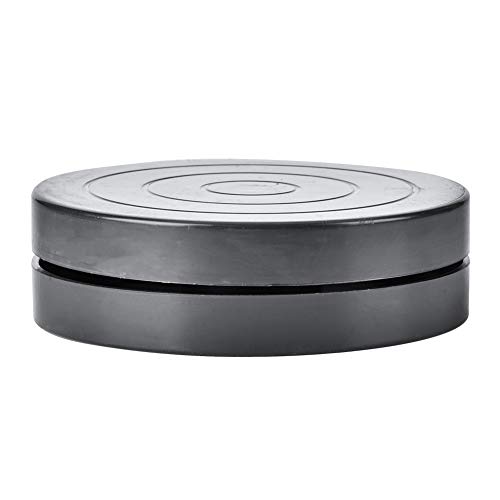 Ausla Terradilla de Cerámica de Doble Cara de Plástico Resistente, Rotación Suave para Arte de Cerámica y Decoración de Pasteles, Diámetro 17.8 Cm (Diámetro 11.5)