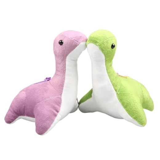 2 Pcs Apexlegendary Nessies Plush Apexlegendary Figur Nessies Niedlich Plüschpuppe 20 cm / 7.9 Inch Apexlegendary Nessies Monster Party Deko Doll