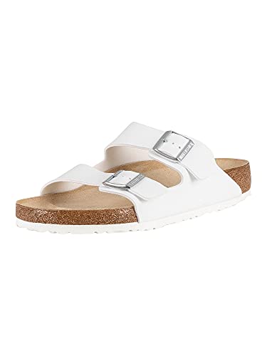 Birkenstock Womens Arizona White Synthetic Sandals 40 EU