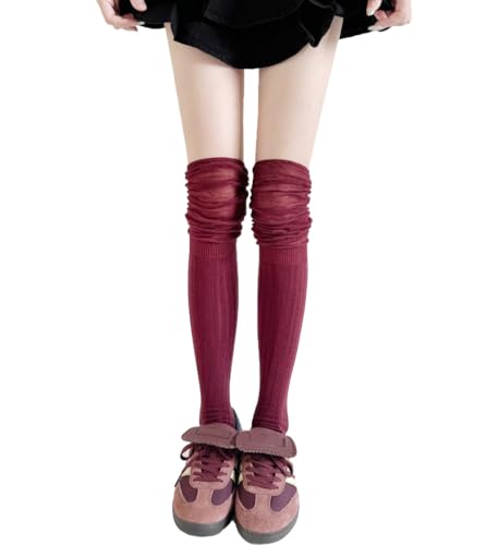 Image of Mrotrida Women's Heart Pattern Tights Elastic Jacquard Love Heart Pantyhose Stockings