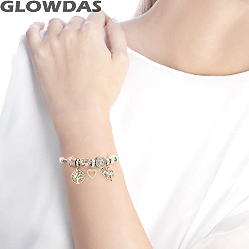 Collar de dijes del árbol de la vida en plata que no causa alergias 4