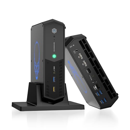 Intel NUC 12 Enthusiast Mini Gaming PC Serpent Canyon, 32GB RAM&1TB SSD, Intel Core i7-12700H Processor (24M Cache, up to 4.70 GHz), Intel Arc A770M Graphics w/ 16GB GDDR6 VRAM(NUC12SNKi72)
