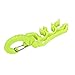 3 Colors Diving Hose Holder,360 °Rotatable Diving Double BCD Hose Holder Clip with Clip Buckle Hook(Yellow)