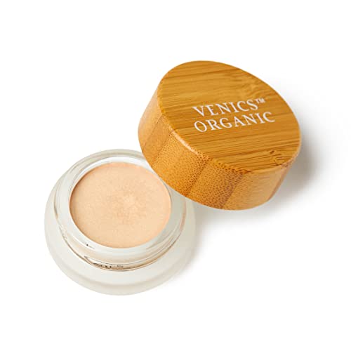 Venics Organic Diamond Glow Melted Organic Highlighter | 100% Natural, Vegan And Cruelty-Free | Organic Highlighter Makeup | Cream Highlighter (K Color (Pale Gold)) #TOP22
