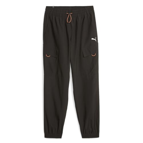 PUMA Mens Open Road Woven Cargo Pants Casual - Black - Size S