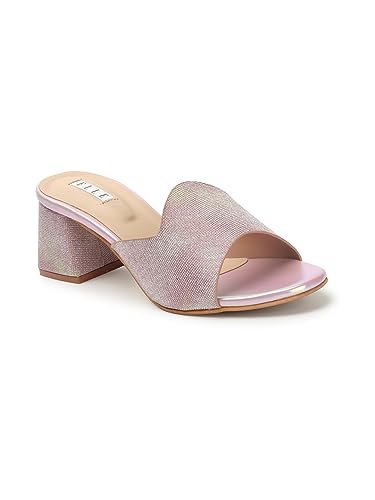 ELLE Womens EL-AR-W-119 Fashionable and Stylish Block Heels Slide Sandal Lavender 6 Kids UK (B0CCPS9364) Amazon Price History, Amazon Price Tracker