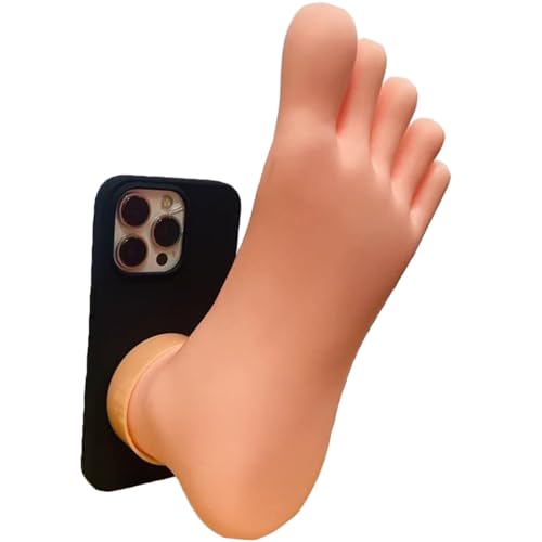 XKrmp Funny Novelty 3D Foot Shape Phone Case - Ultra Soft Silicone Cover for iPhone Series, Humorous Gifts & Conversation Starter (for IPhone 16) XKrmp Funny Novelty 3D Foot Shape Phone Case - Ultra Soft Silicone Cover for iPhone Series, Humorous Gifts & Conversation Starter (for IPhone 16)