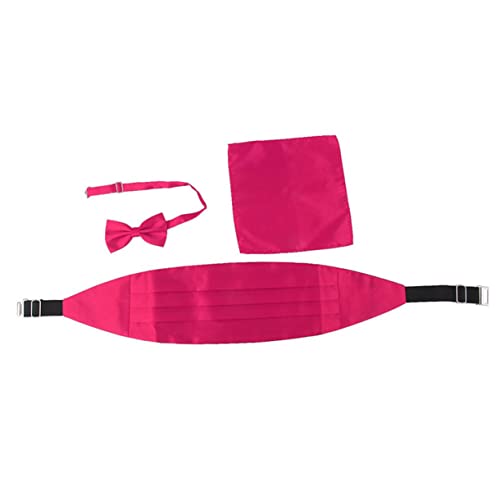 Set 3 piezas pajarita, fajín y pañuelo para mujer miniatura 3