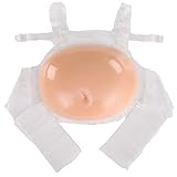 pregnant belly button moving  WRATX Fake Pregnant Belly Briefs Cover Faux Ventre Acteurs Effectuer Belly Filler Femme Enceinte Acteur Sac Accessoires De Performance Sac en Tissu Accessoires A-2500g