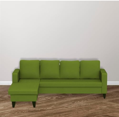 Image of The MM Furniture store Premium Fabric Sofa - Olive (5 Seater - LHS)