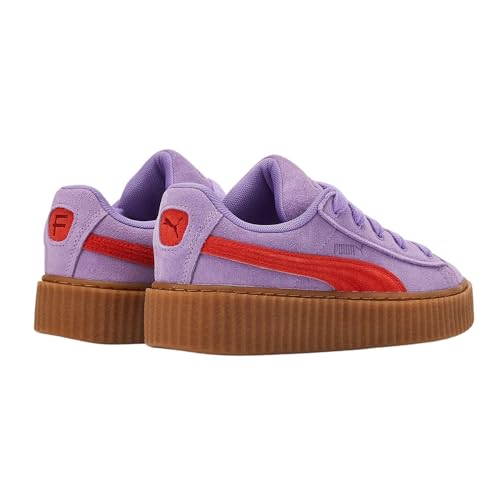 PUMA Creeper Phatty Jr Big Kids Shoes Size-4, Lavender Alert-burnt Red2