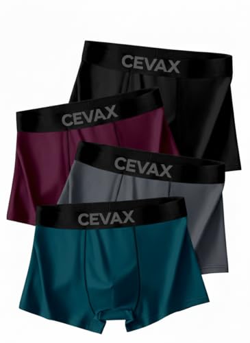 Image of Men's Plain Boxer Briefs for Everyday Wear | Premium Stretch Underwear | Comfortable Fit & No Ride-Up Plain