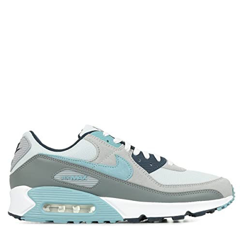 Nike Men's Air Max 90 Pure Platinum/Worn Blue (DM0029 003) - 8