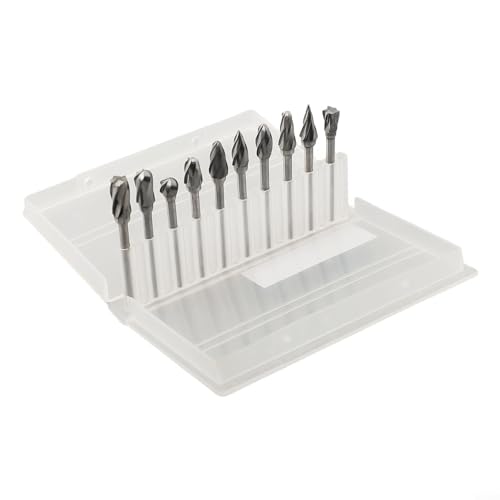 Set de 10 fresas de carburo para herramientas rotativas miniatura 6