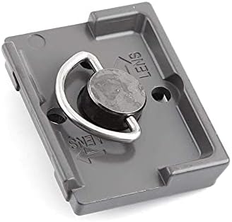 Topiky Portable Camera Quick Release Plate,for Manfrotto 200PL-14/222/222RCNAT/234RC, 1/4 Screw Hole Quick Release Plate Camera Fit Plate, Metal Alloy Quick Release Plate,Tripod Head Adapter Clamp
