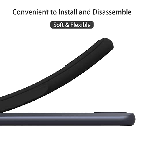 Image of Mobile Back Cover Case for Realme C15 (Silicone Case|CameraProtection|Black SC1510)