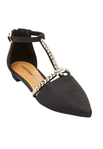 Comfortview Women's Wide Width The Clove Flat By