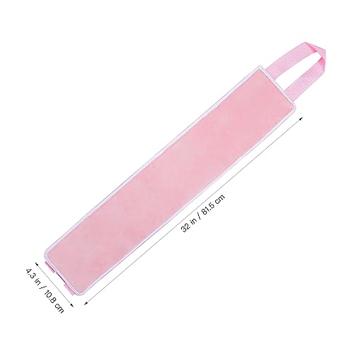 HONMEET Flocagem Tira Traseira Rosa Ferramentas Pés Loção Aplicador De Creme Aplicador De Bronzeado