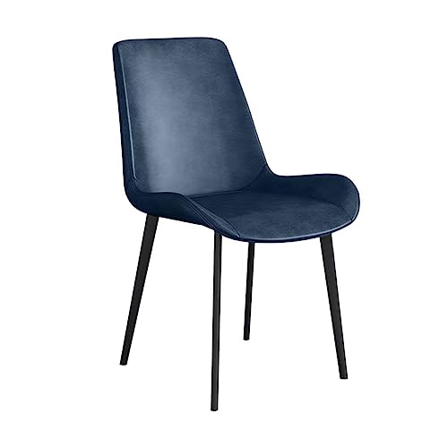 Chaise de salle à manger en cuir synthétique haut de gamme et acier robuste