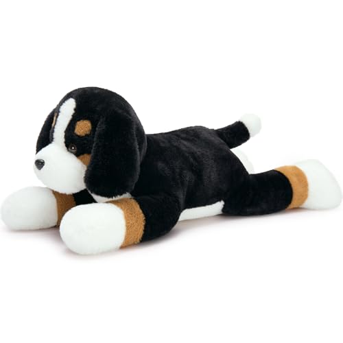 MorisMos weich Berner Sennenhund Kuscheltier XXL, 63cm riesen groß Hund Plüschtier Stofftier Kuscheltiere, riesen großes Plüschhund Spielzeug