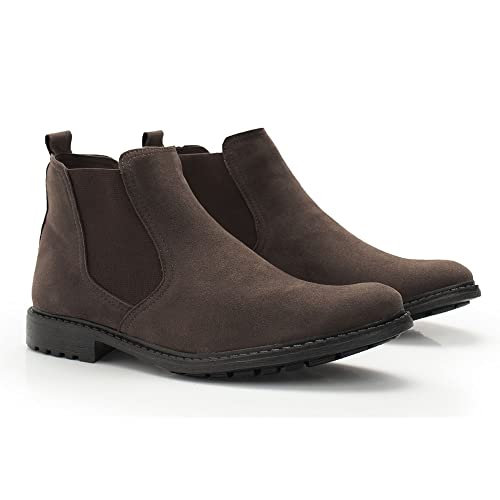 Qual a Melhor Bota Feminina de 2025? Melhores Ranking 5 Botina Bota Masculina Chelsea Leve Macia Confortável (40, Marrom)