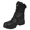 Apache Workwear Men's Combat Safety Boot | UK Size 12 | Composite Anti Scuff Toe Protection | Black Leather High Leg Shoe | Waterproof and Breathable Inner Lining #1