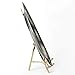 TOPNIKE Table Top Easel, Art Display Easels, Brass Plate Stands for Display, 6 Inch, 150MM