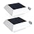 HOSHINE(2 Pack) Solar Powered Gutter Lights security light Outdoor Solar Powered 6 Led Waterproof Durable/ Fence Driveway Garden Patio Path Decking Light Made For Quality Outdoor Life