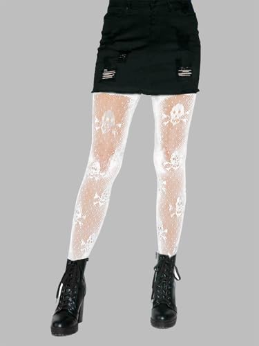 Image of Glow in the Dark Fishnet Stockings, High Waist Sexy Tights Party Stockings for Womens Girls