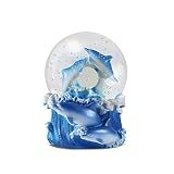 DIMENSIONES: La bola de cristal tiene 6,5cm de diámetro y con la base de resina la altura total es de 8,5cm.