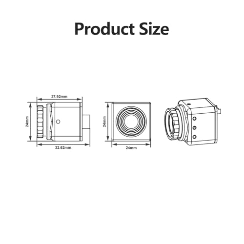Module de caméra d'interface analogique CVBS 256X192 pour drone - 6