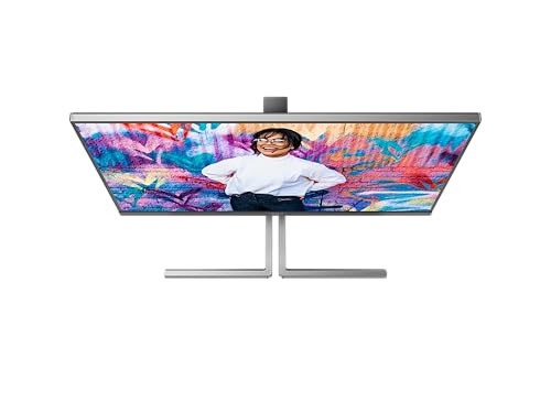 Miniatura 6 de AOC U32U3CV Monitor 32 Pulgadas 60Hz Panel Nano IPS, 4ms GtG, VESA HDR400 (Certified), Altavoces, Altura Ajustable, (3840x2160 HDMI 2X 2.0 DP 1x 1.4 USB Hub) Negro/Plateado