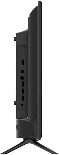 Side view of Aiwa 32-inch Smart Roku TV showing ports