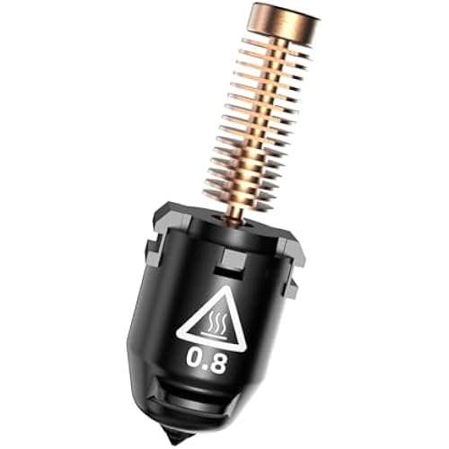 FLASHFORGE Adventurer 5M Pro Nozzle, 0.8mm Hardened, 280℃ High Flow 32mm³/s for Stable High-Speed Printing, Compatible with Adventurer 5M Hotend, Perfect for High-Strength Filaments