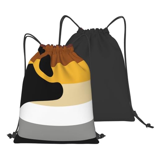 Bear Gay Pride Flag Unisex Home Rucksack Shoulder Bag Travel Drawstring Backpack Bag3