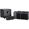 Monoprice Premium 5.1.4-Ch. Immersive Home Theater System - with 8 Inch 200 Watt Subwoofer, Dolby Atmos Compatible, Black