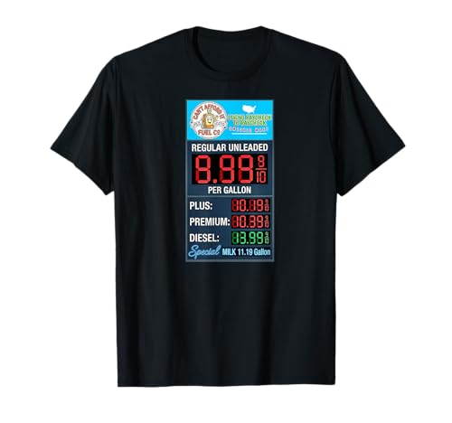 Can't Afford It Fuel Co High Gas Prices Daily Social Satire T-Shirt