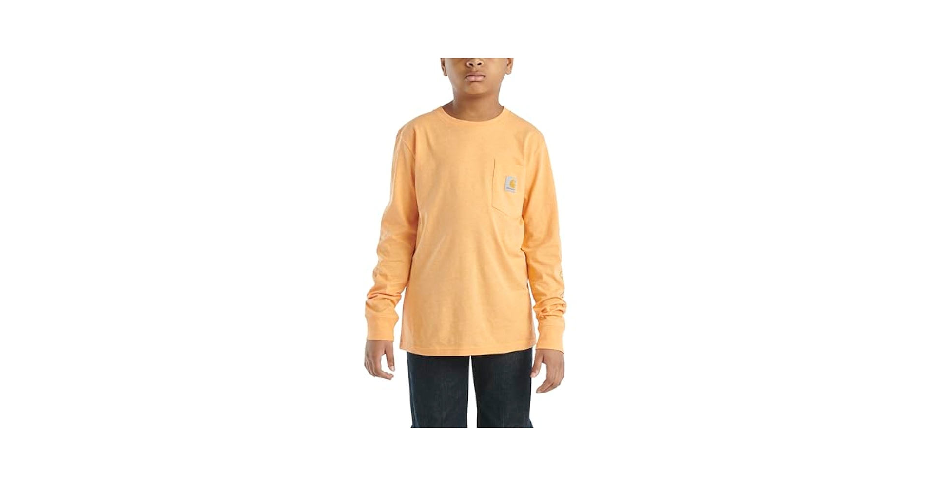 Amazon.com: Carhartt Kid's CA6619 Long-Sleeve Graphic Pocket