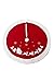 Produktbild HEITMANN DECO runde Filz-Baumdecke 90cm Durchmesser - Schutz vor Tannennadeln - Tannenbaum-Unterlage mit Weihnachtsmotiv - Weihnachtsbaum Decke - Rot, Weiß