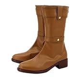 コスプレ靴 コスプレブーツ 撮影コミケ フリーレン 葬送 妖精 勇者 オーダーメイド可 cosplay shoes ハロウィン クリスマス 舞台演出 (24.5cm) [並行輸入品]