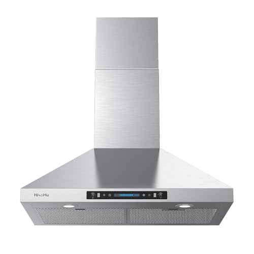 HisoHu 30 Inch Wall Mount Range Hood