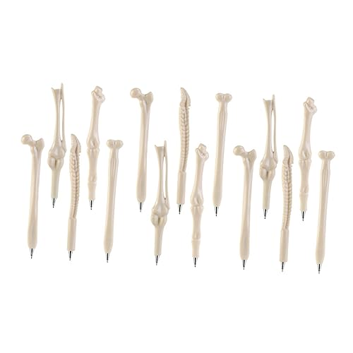 NUOBESTY Juego De 15 Bolígrafos Forma De Hueso 0.7mm Ideal Para Decoración De Hogar y