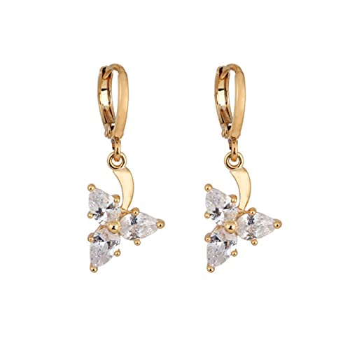 Boucles d'oreilles or 18k pour femmes au design chic de créateur