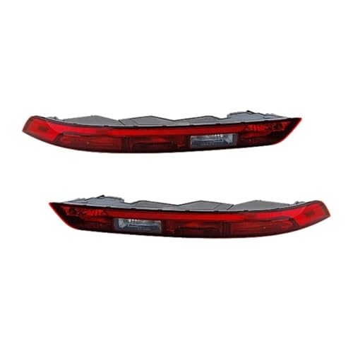 KarParts360 For Audi Q5/SQ5 2018 2019 2020 Back Up Light Driver And Passenger Side | Pair | CAPA | Red And Clear Lens | With Rear Fog Light Bulb | For AU2800123C, AU2801123C | 80A945069A, 80A945070A
