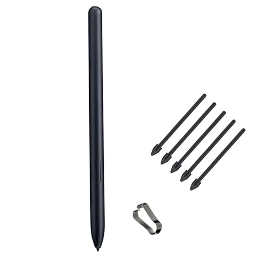 Caneta Galaxy Book 4 Pro 360 para Samsung Book Pro 4 360 S para Samsung Galaxy Book 4 360 Caneta Stylus com pontas de substituição (preto)