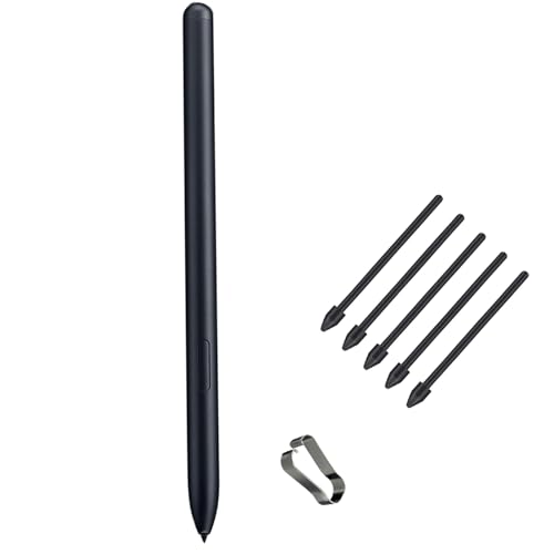 Caneta Galaxy Book 4/5 Pro 360 para Samsung Book Pro 4 360 S para Samsung Galaxy Book 5 360 Caneta Stylus com pontas de substituição (preto)