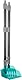 TRIXIE Kehrschaufel mit Harke - zur Entfernung von Haustier-Kot - teleskopisch längenverstellbar 57 - 102 cm - freistehend - grau/blau – 23650